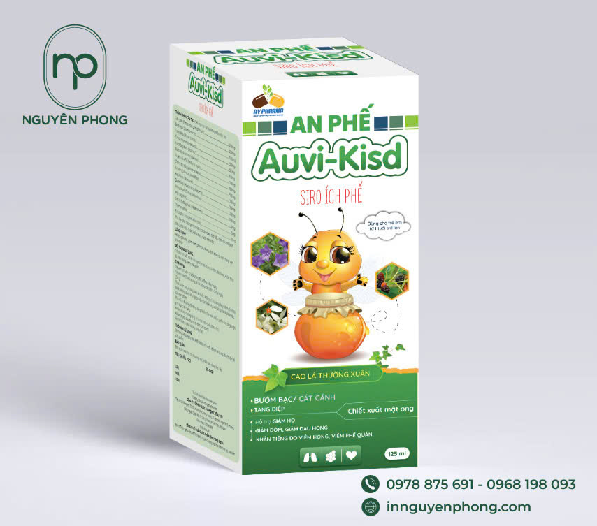 Tên sản phẩm in rõ ràng dễ đọc